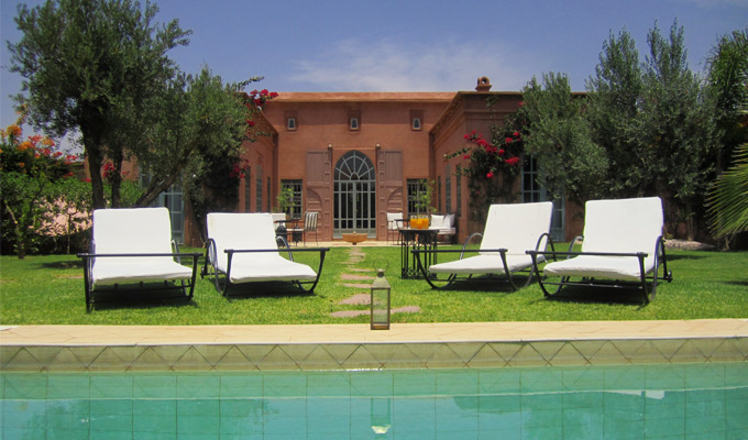 Location exclusive à Marrakech : Villa vacances 3 chambres en service hôtelier